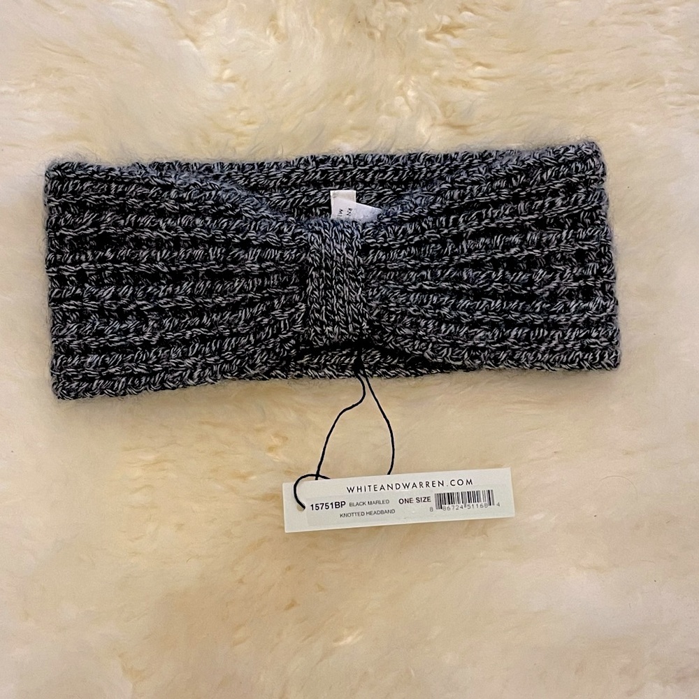 White & Warren 100% cashmere headband